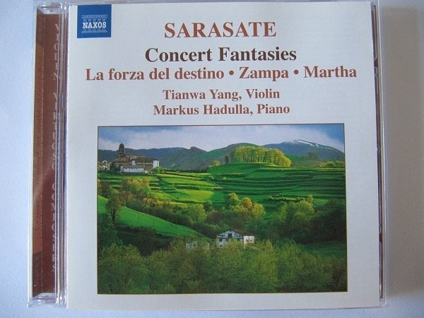 Sarasate - Tianwa Yang & Hadulla - Concert Fantasies, Kamermuziek, Ophalen of Verzenden, Zo goed als nieuw, Romantiek