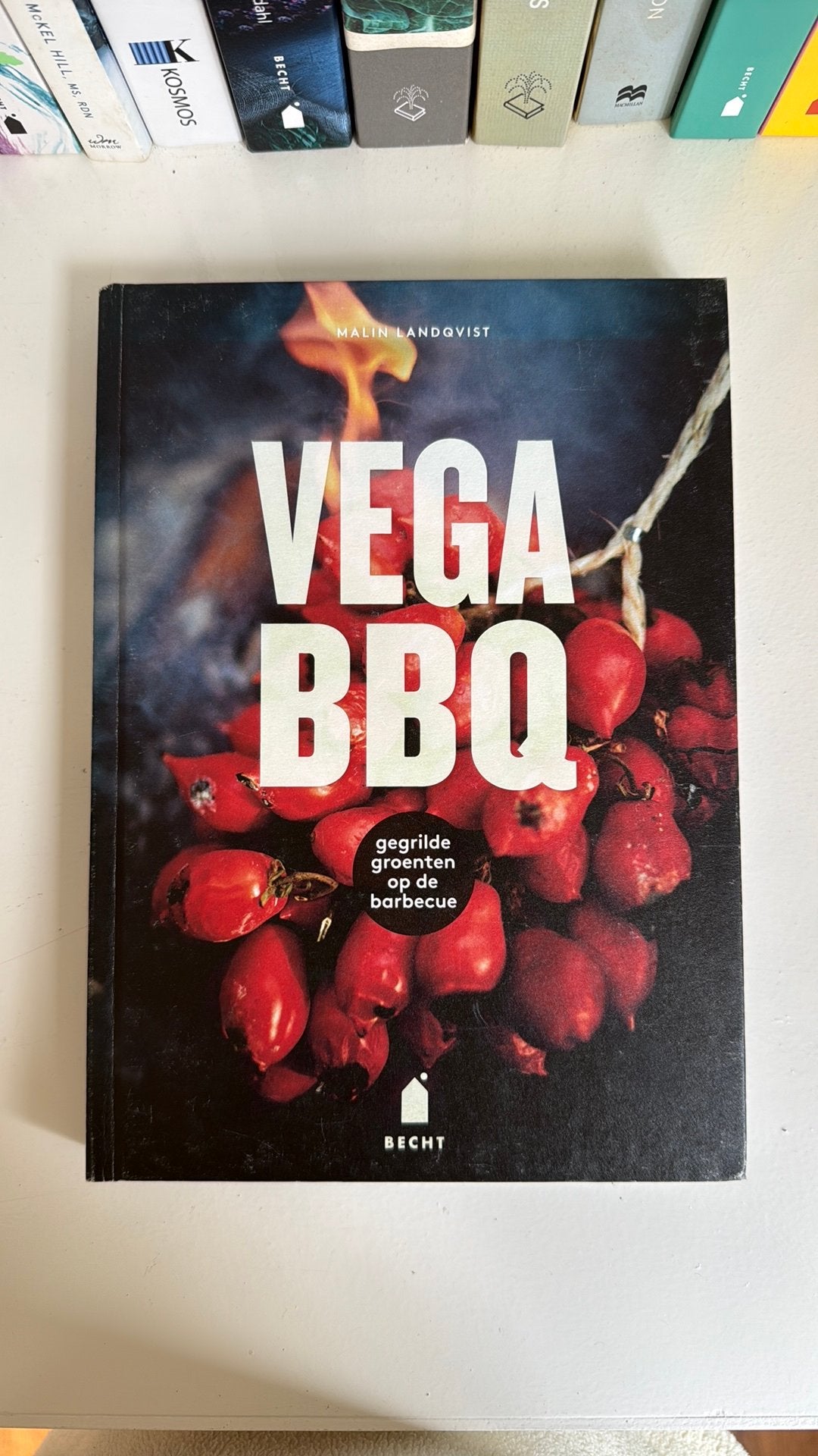Kookboek Vega BBQ | Malin Landqvist, Ophalen of Verzenden, Zo goed als nieuw