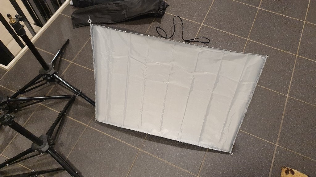 fotostudio met softboxlampen statieven en fotoboxen, Ophalen, Gebruikt, Opvouwbaar, Mini fotostudio