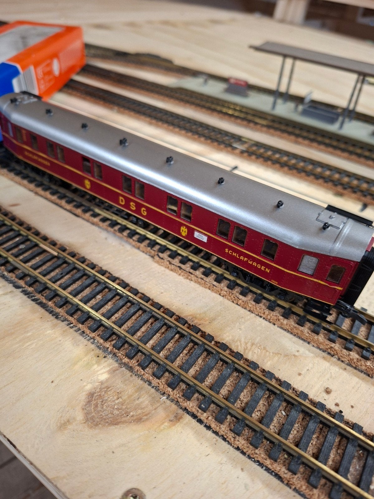 HO rijtuig schlafwagen, Hobby en Vrije tijd, Modeltreinen | H0, Overige merken, Gelijkstroom, Wagon, Ophalen of Verzenden
