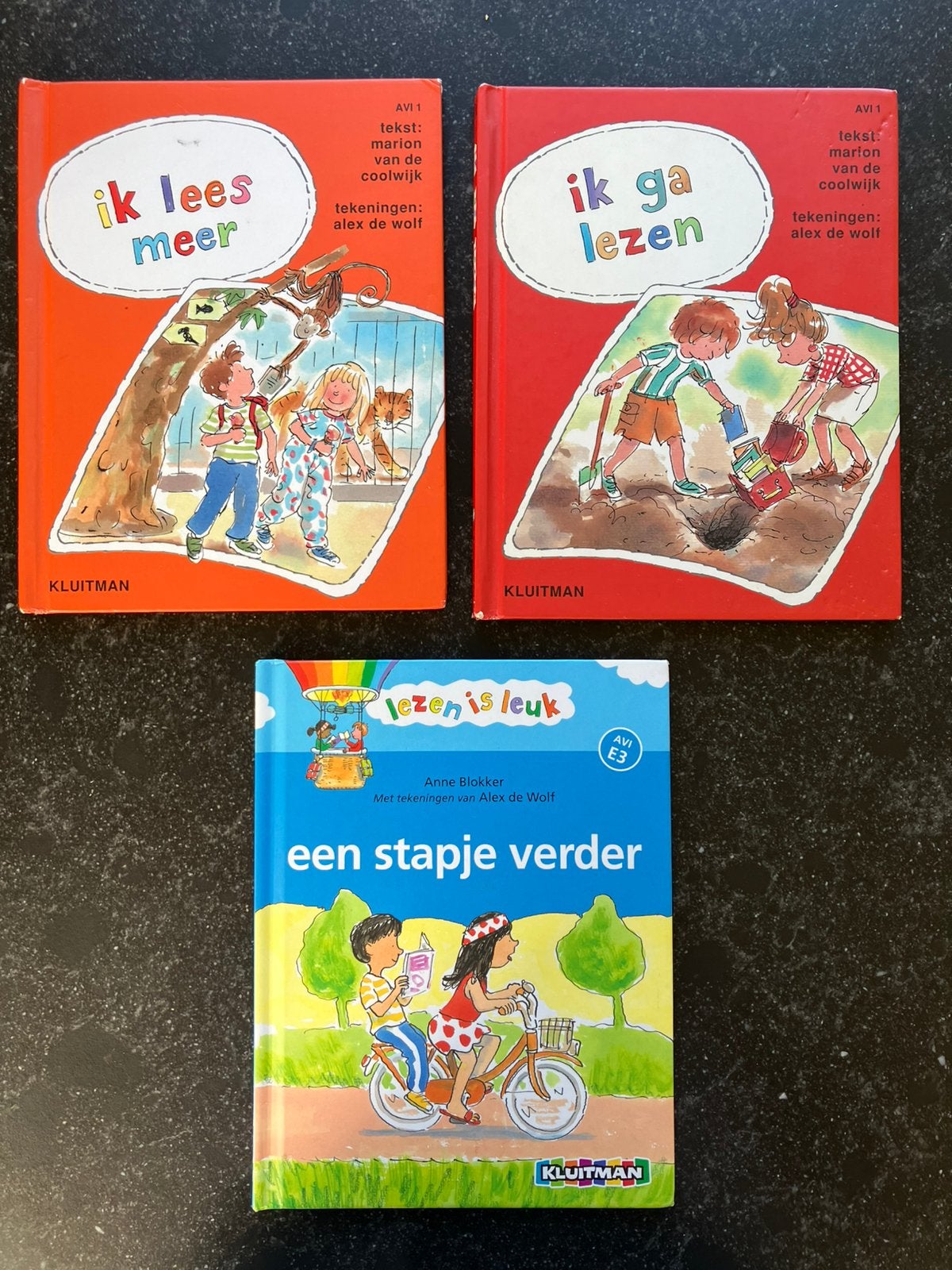 3 leesboekjes van Kluitman, Boeken, Ophalen, Gelezen