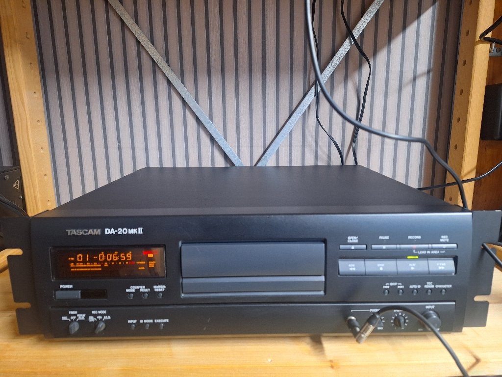 Tascam DA20 mkII dat recorder, Ophalen, Enkel, Overige merken, Tiptoetsen
