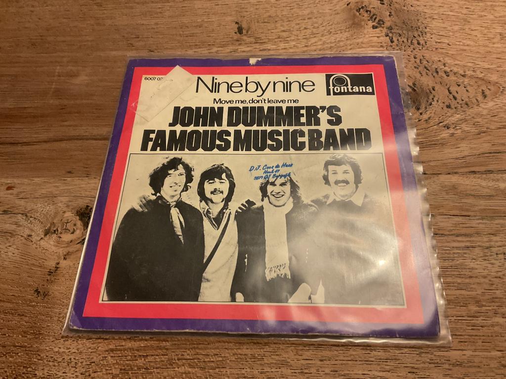 John Dummer’s Famous Music Band, nine by nine, Ophalen of Verzenden, 7 inch, Pop, Single