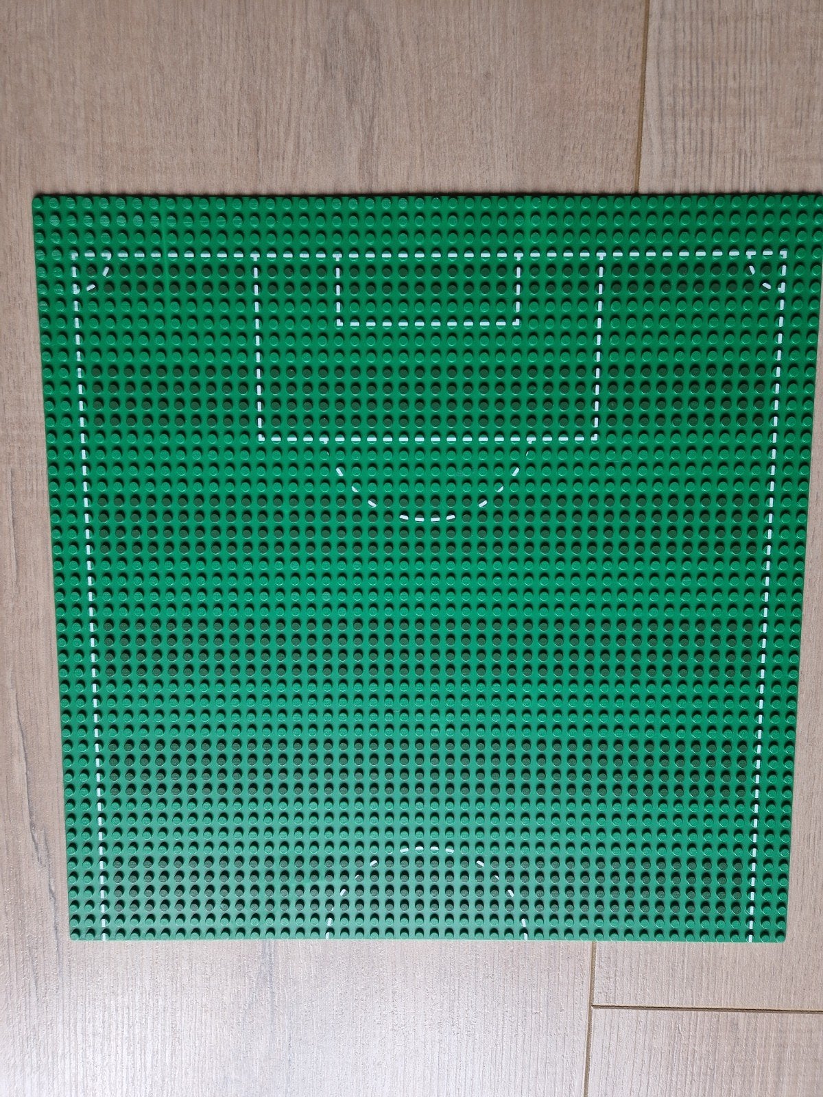 Lego voetbal grondplaat - Groen speelveld, Gebruikt, Overige thema's, Lego, Ophalen of Verzenden