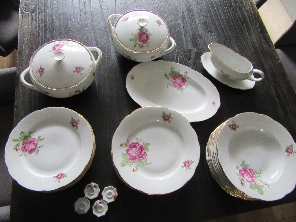 Bloemen  Bohemia Servies, Ophalen, Zo goed als nieuw, Overige stijlen, Aardewerk