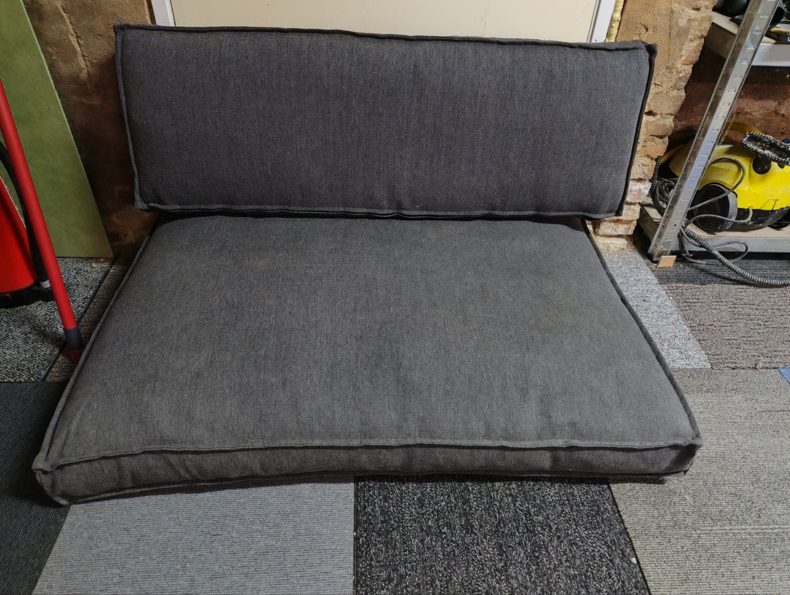 set kussens voor tuinset (pallet), Ophalen, Zo goed als nieuw