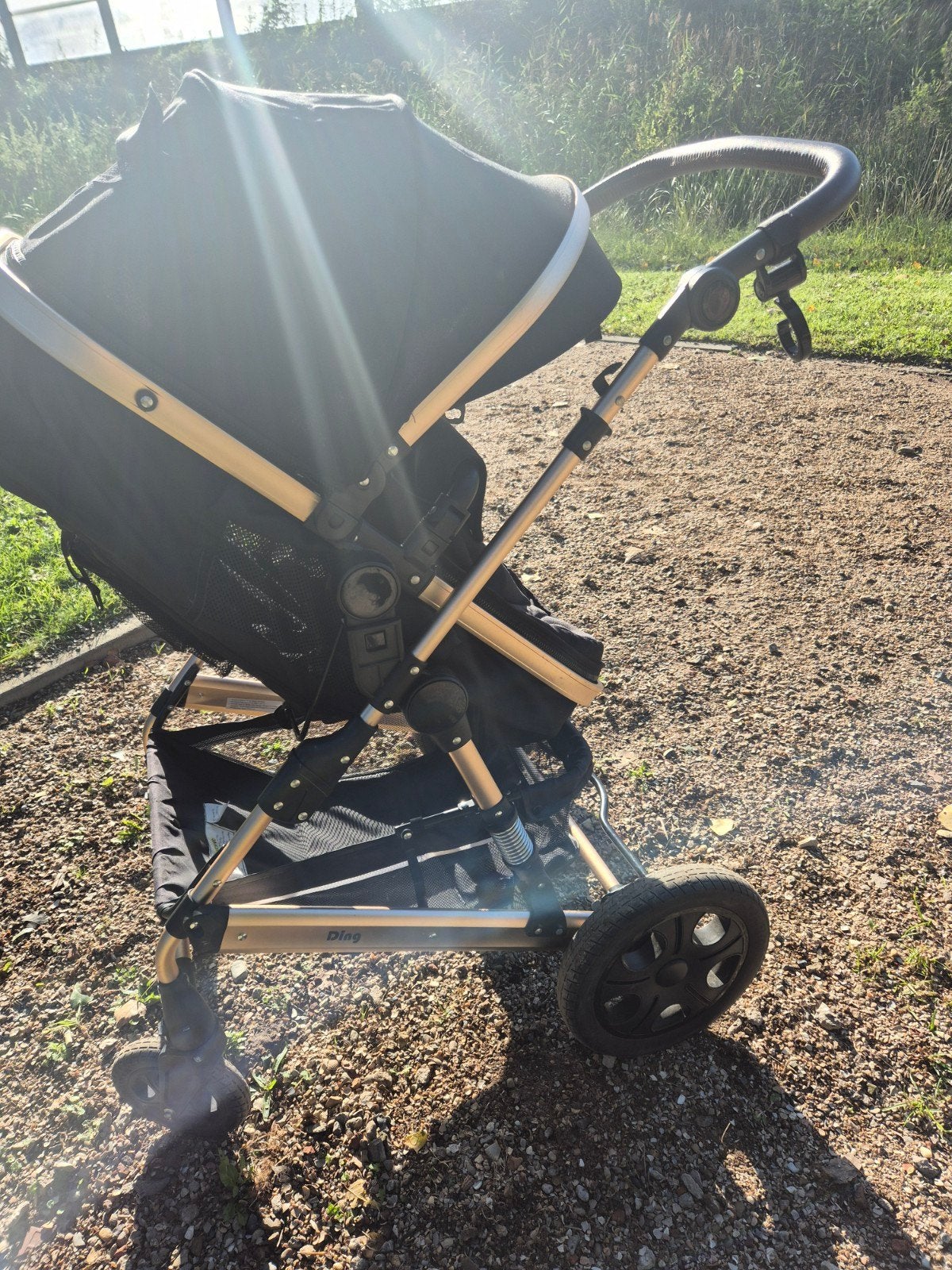 moet nu weg! Wandelwagen zwart/rosé met Maxi-Cosi en adapter, Kinderen en Baby's, Zo goed als nieuw, Combiwagen, Met autostoeltje