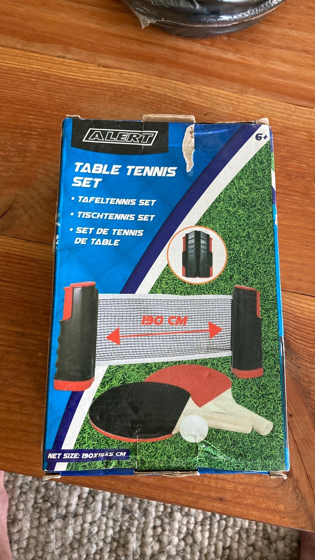 Tafeltennis set, Verzenden, Zo goed als nieuw, Tafel Indoor, Inklapbaar