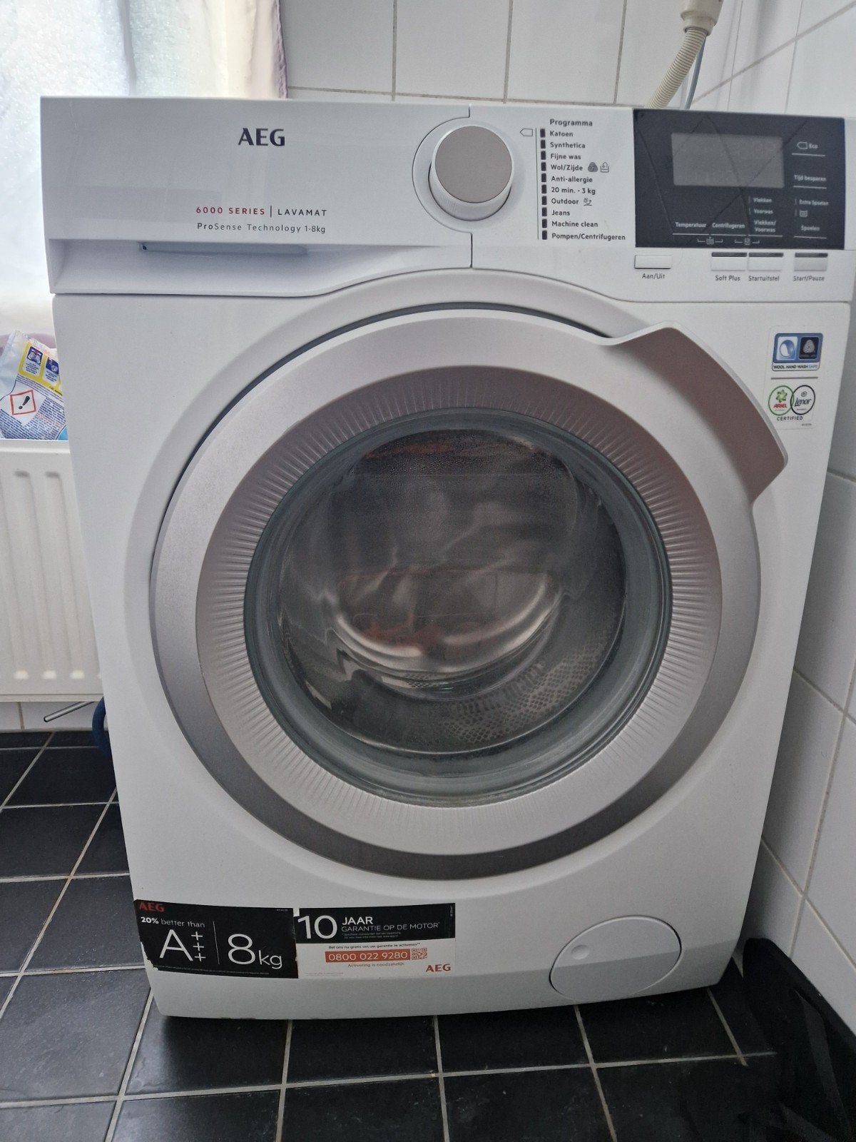 AEG Lavamat 6000 ProSense 8kg Wasmachine A+++, Witgoed en Apparatuur, Ophalen