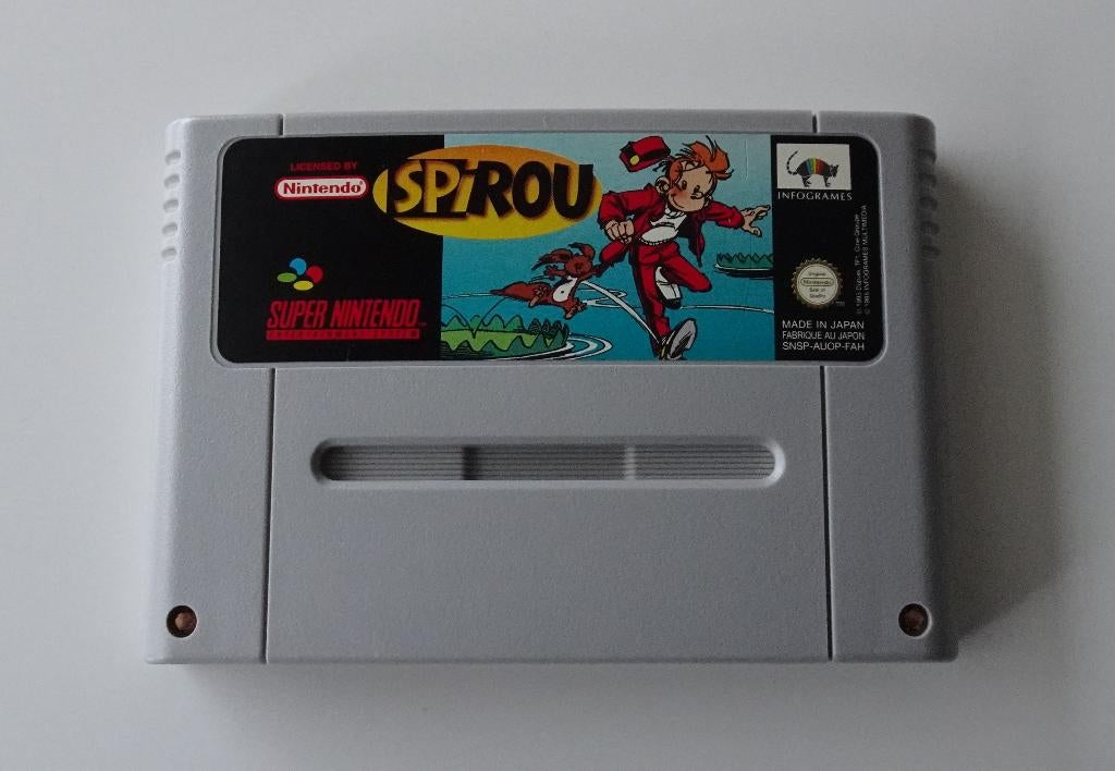 Spirou voor Super Nintendo, Spelcomputers en Games, Games | Nintendo Super NES, Ophalen, Overige genres, 1 speler, Zo goed als nieuw