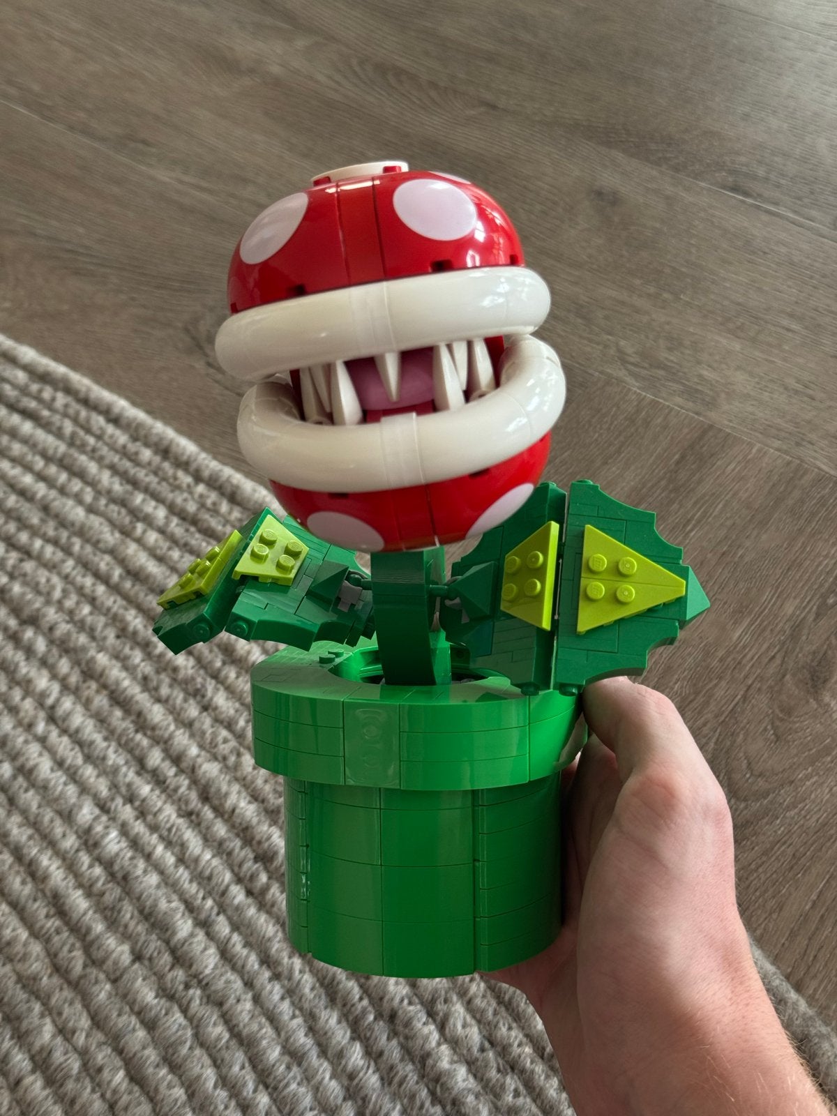 LEGO Super Mario Piranha Plant 71426 - Zonder boekjes/doos, Ophalen of Verzenden, Zo goed als nieuw, Overige merken
