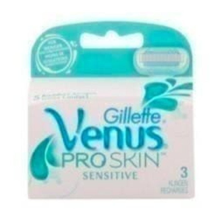 GILLETTE VENUS Proskin Sensitive 3 STUKS (2 voor €15,-), Ophalen of Verzenden, Nieuw, Gehele gezicht, Verzorging