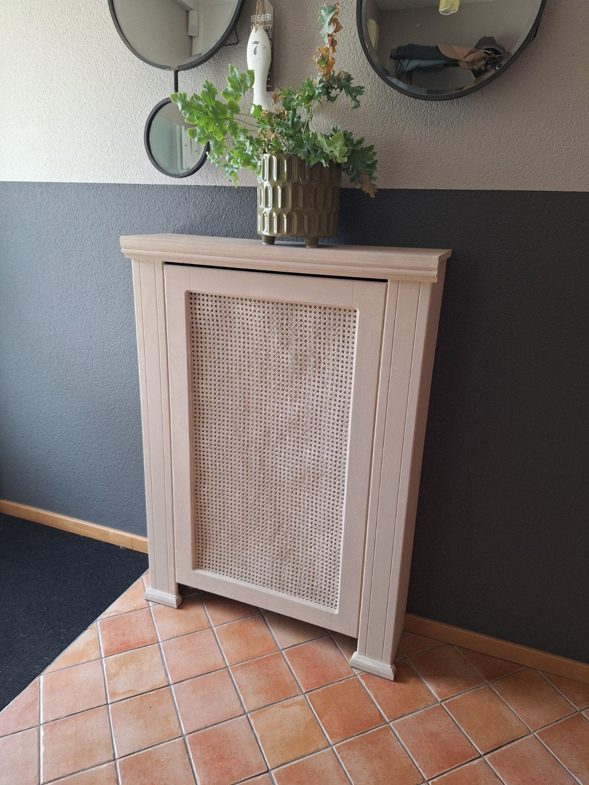 ophalen radiator ombouw met webbing, Ophalen, 50 tot 100 cm, 25 tot 50 cm, Overige houtsoorten