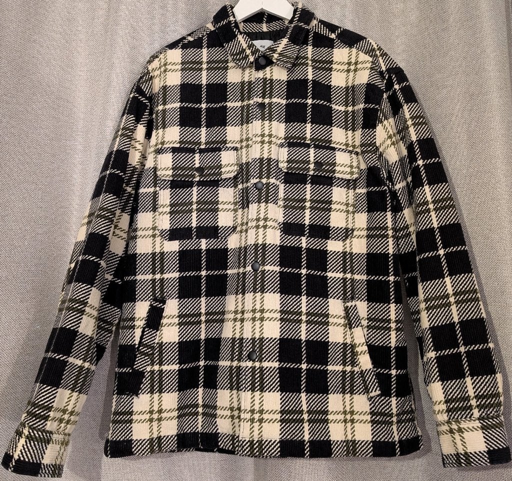 H&M Heren Geruite Jas Maat L Nieuw Casual, Maat 52/54 (L), Overige kleuren, Nieuw, Ophalen of Verzenden