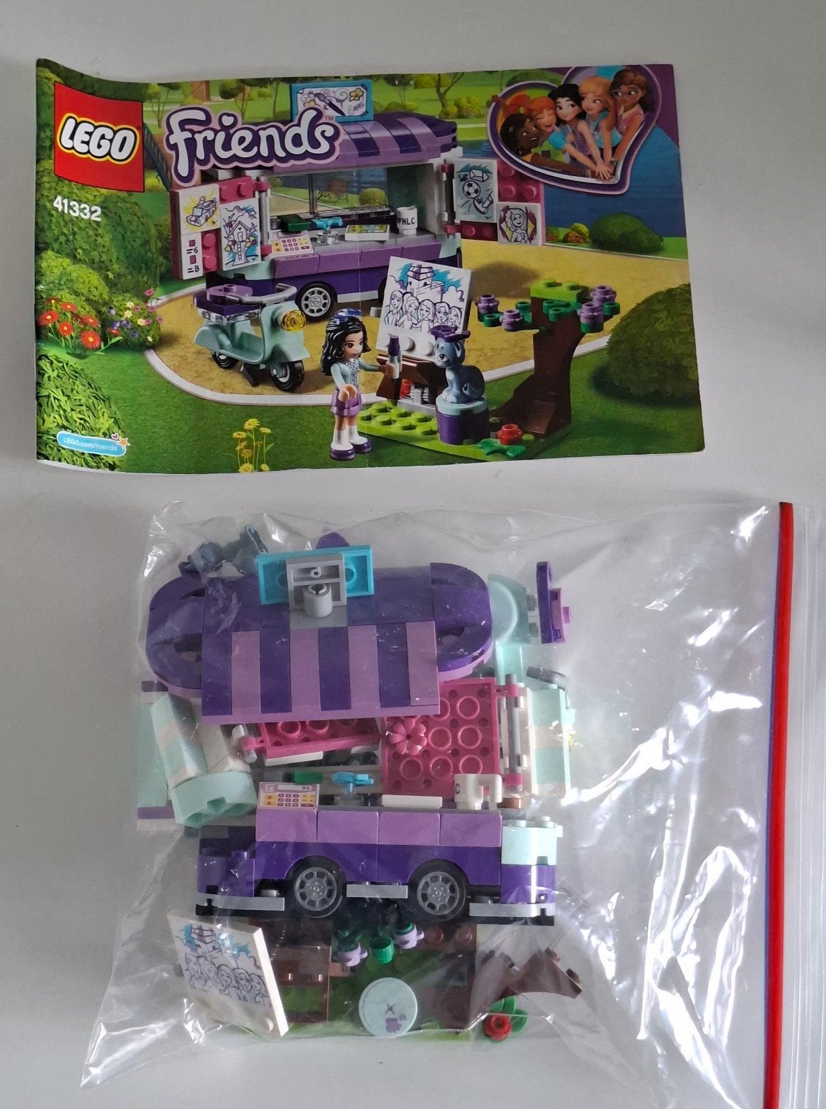 LEGO Friends 41332 Emma's Kunstkraam, Ophalen of Verzenden, Zo goed als nieuw