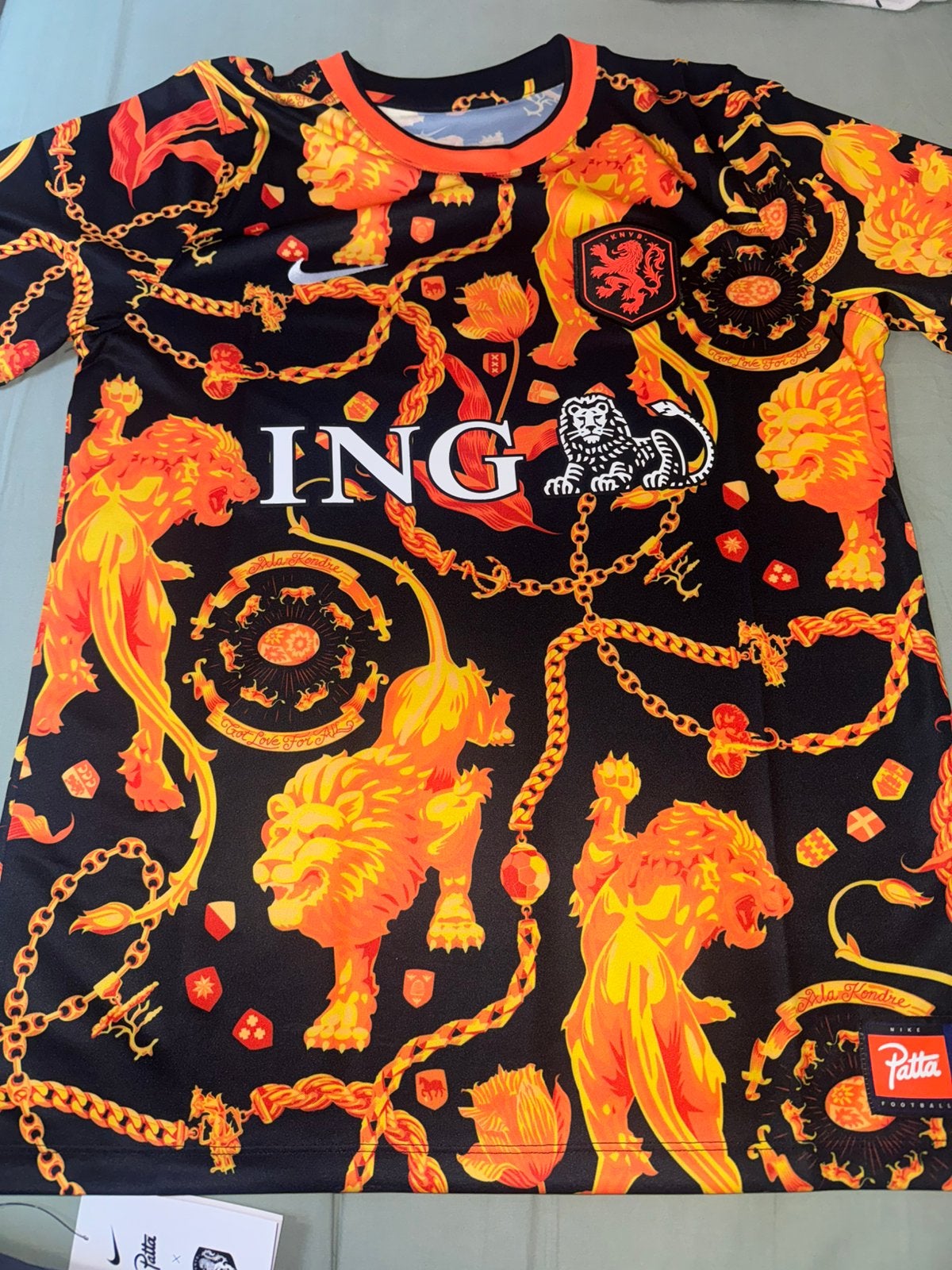 Nike x Patta x KNVB Heren Shirt Maat M - Origineel, Ophalen of Verzenden, Zo goed als nieuw, Voetbal, Meerkleurig