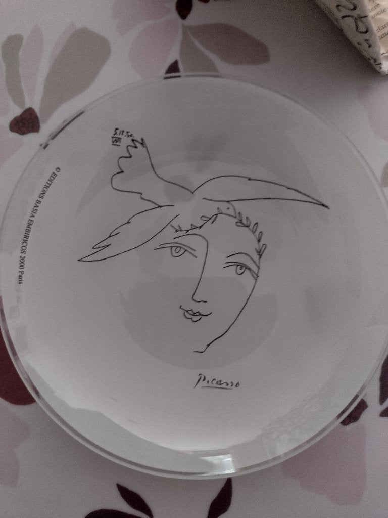 glazen editie van Le Visage de la Paix, Ophalen of Verzenden