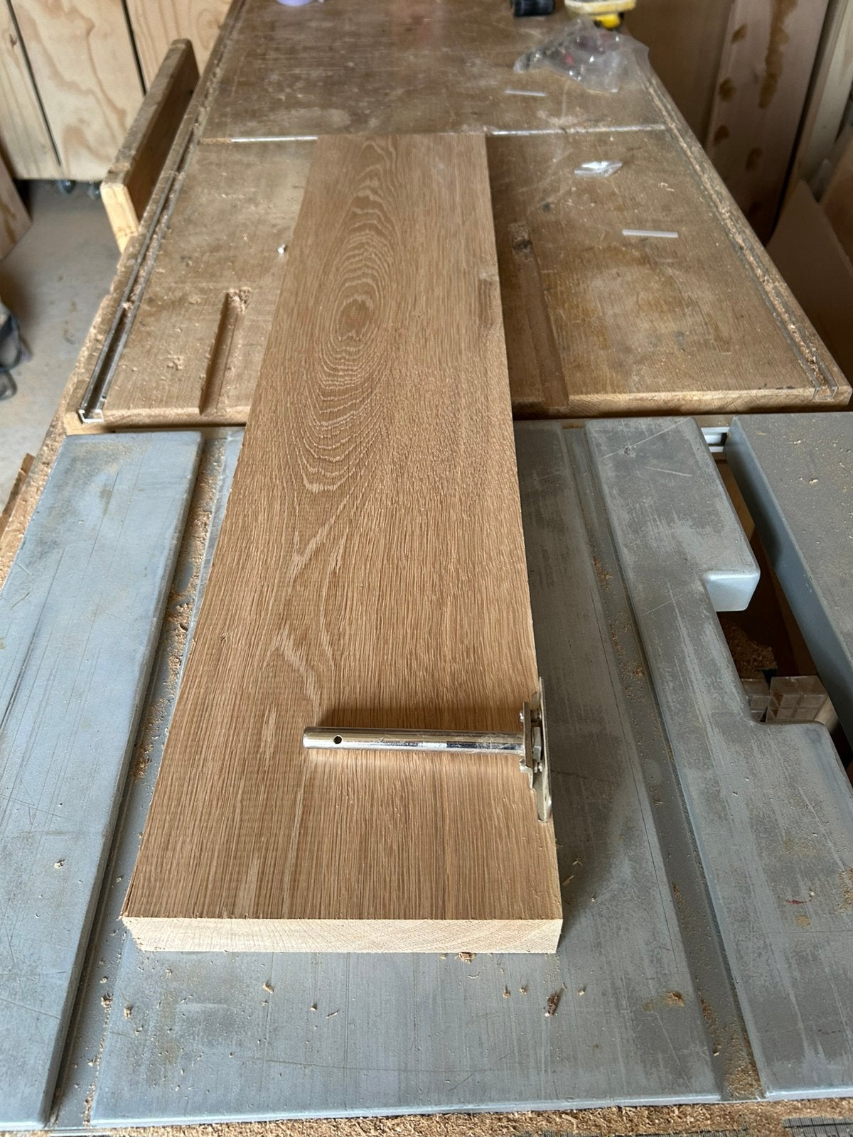 Massief eiken wandplank, Ophalen, Nieuw