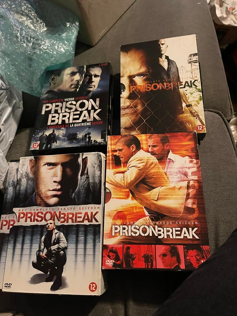 Prison Break DVD Boxsets Seizoen 1-4 en The Final Break, Gebruikt, Boxset, Drama, Ophalen of Verzenden