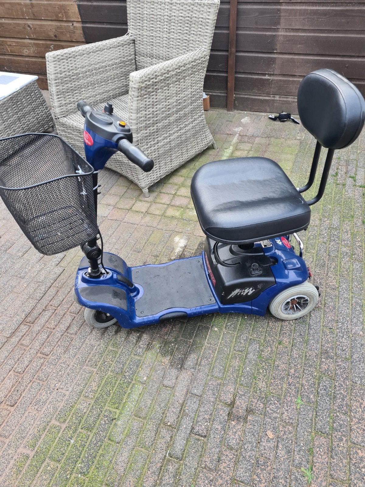 mooi inklapbare scooter mobiel., Ophalen