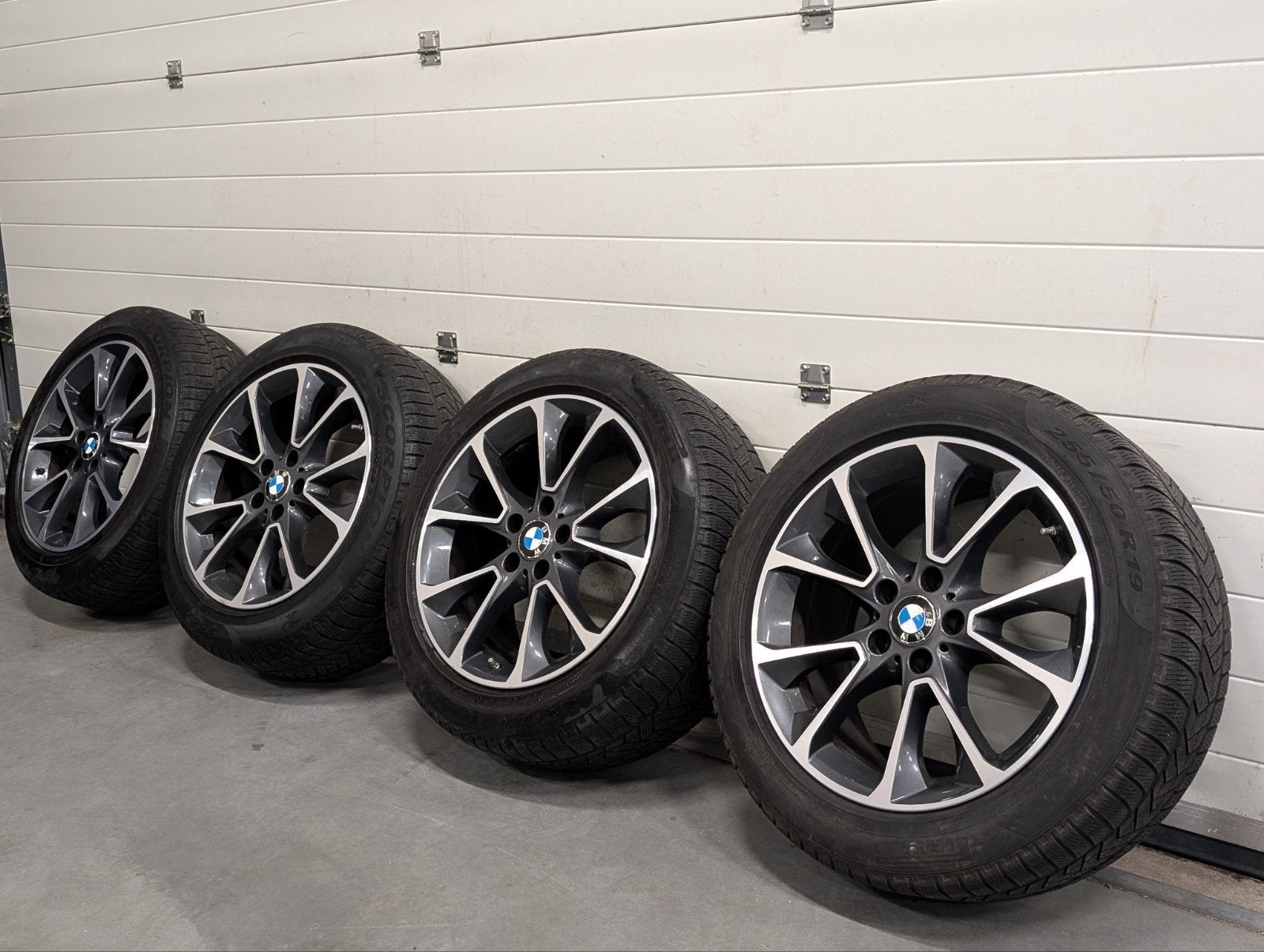 19 inch winterwielen origineel BMW X5 F15 6853955 Style 449, Auto-onderdelen, Banden en Velgen, 19 inch, Gebruikt, 255 mm, Banden en Velgen