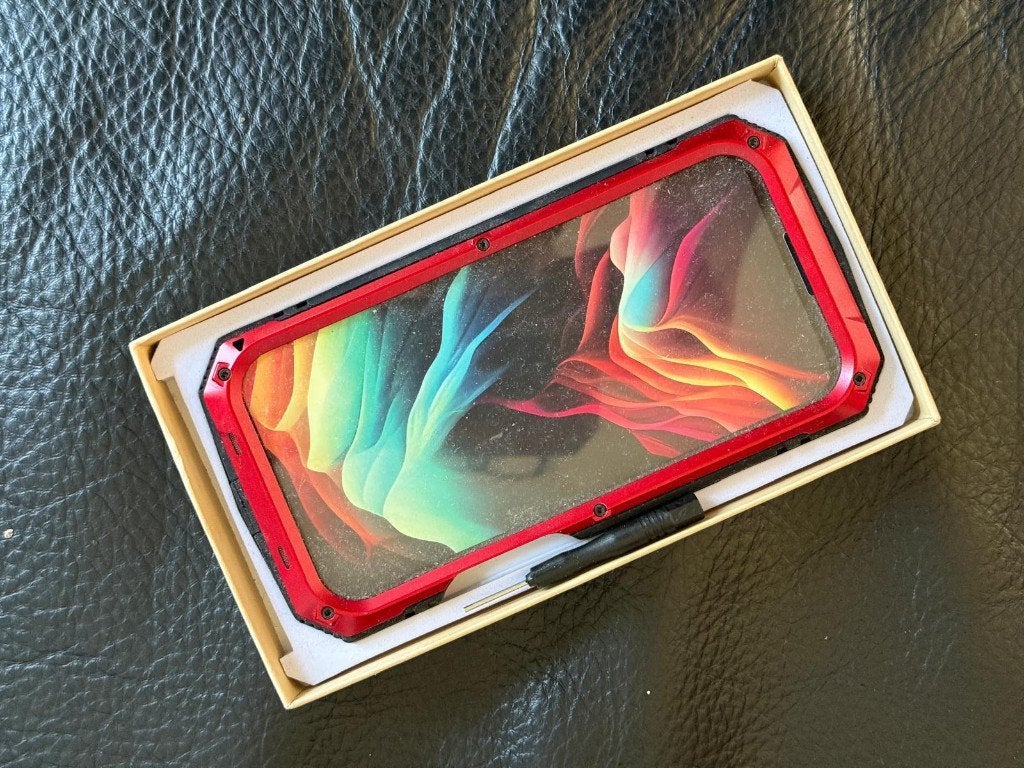 iphone 16 pro max aluminium case mil spec onverwoestbaar, IPhone 16 Pro Max, Verzenden, Overige merken, Nieuw