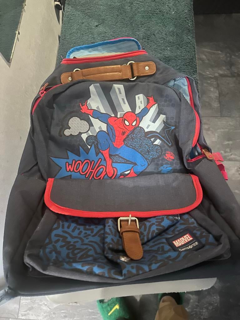 Marvel Spiderman Rugzak - Samsonite, Gebruikt, Disney of Dora, 25 tot 40 cm, Ophalen of Verzenden