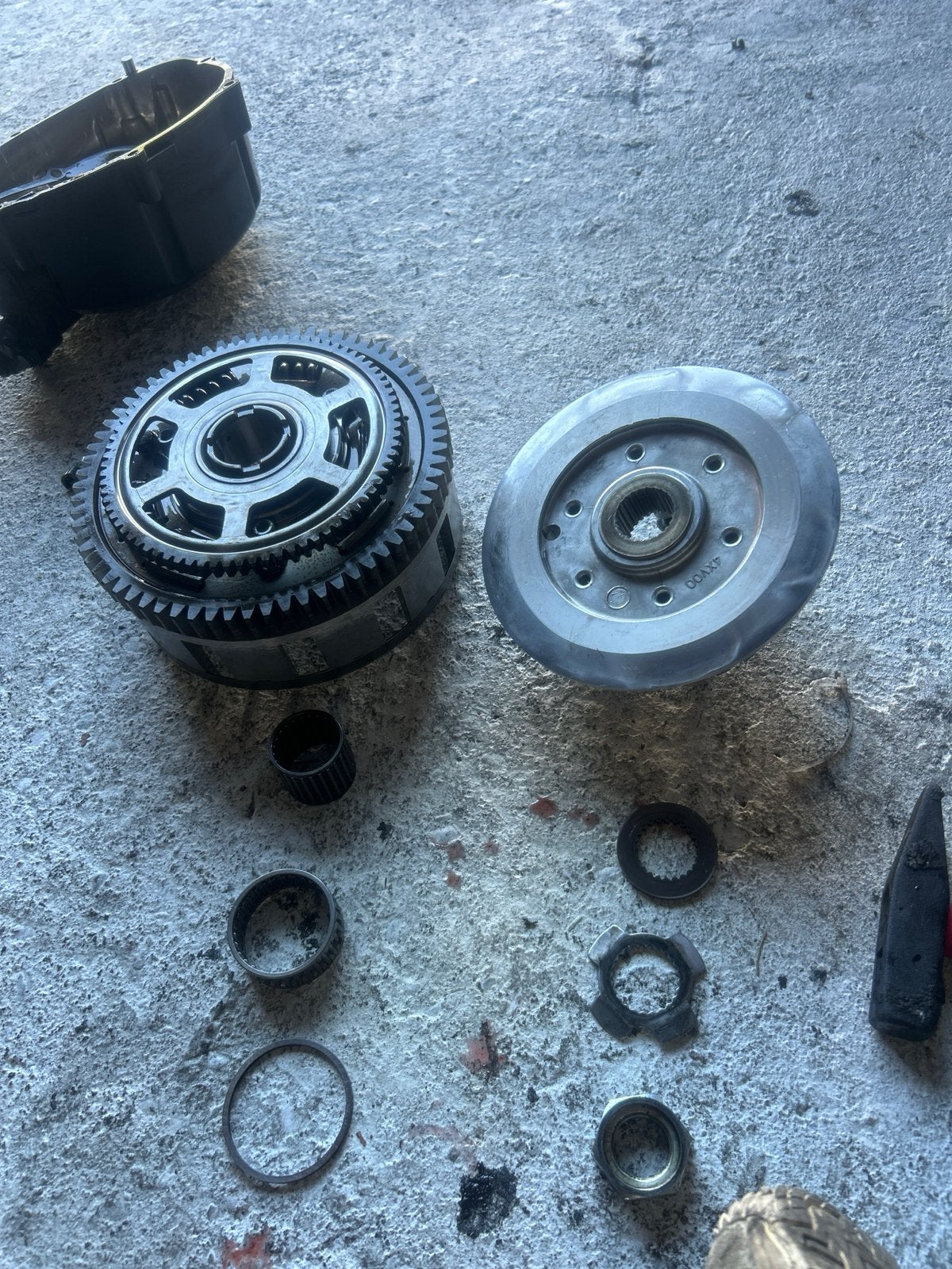 Koppelingshuis of complete koppeling Yamaha R1 2003, Ophalen of Verzenden, Gebruikt