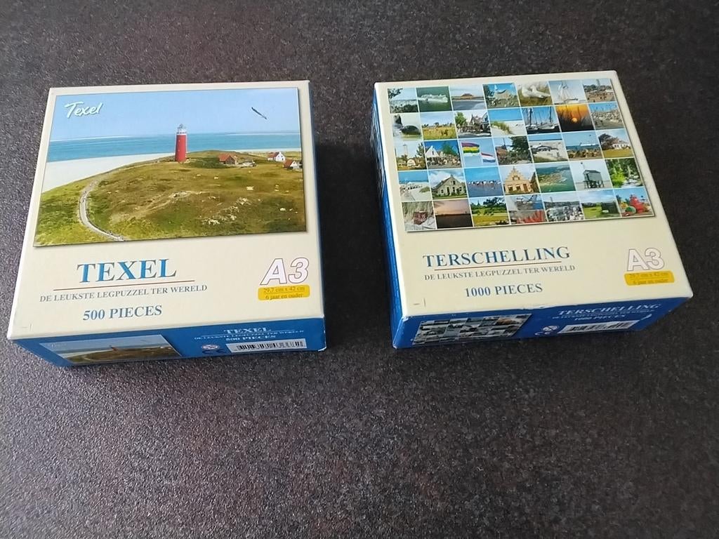 Texel en Terschelling puzzels, Hobby en Vrije tijd, Ophalen of Verzenden, 500 t/m 1500 stukjes