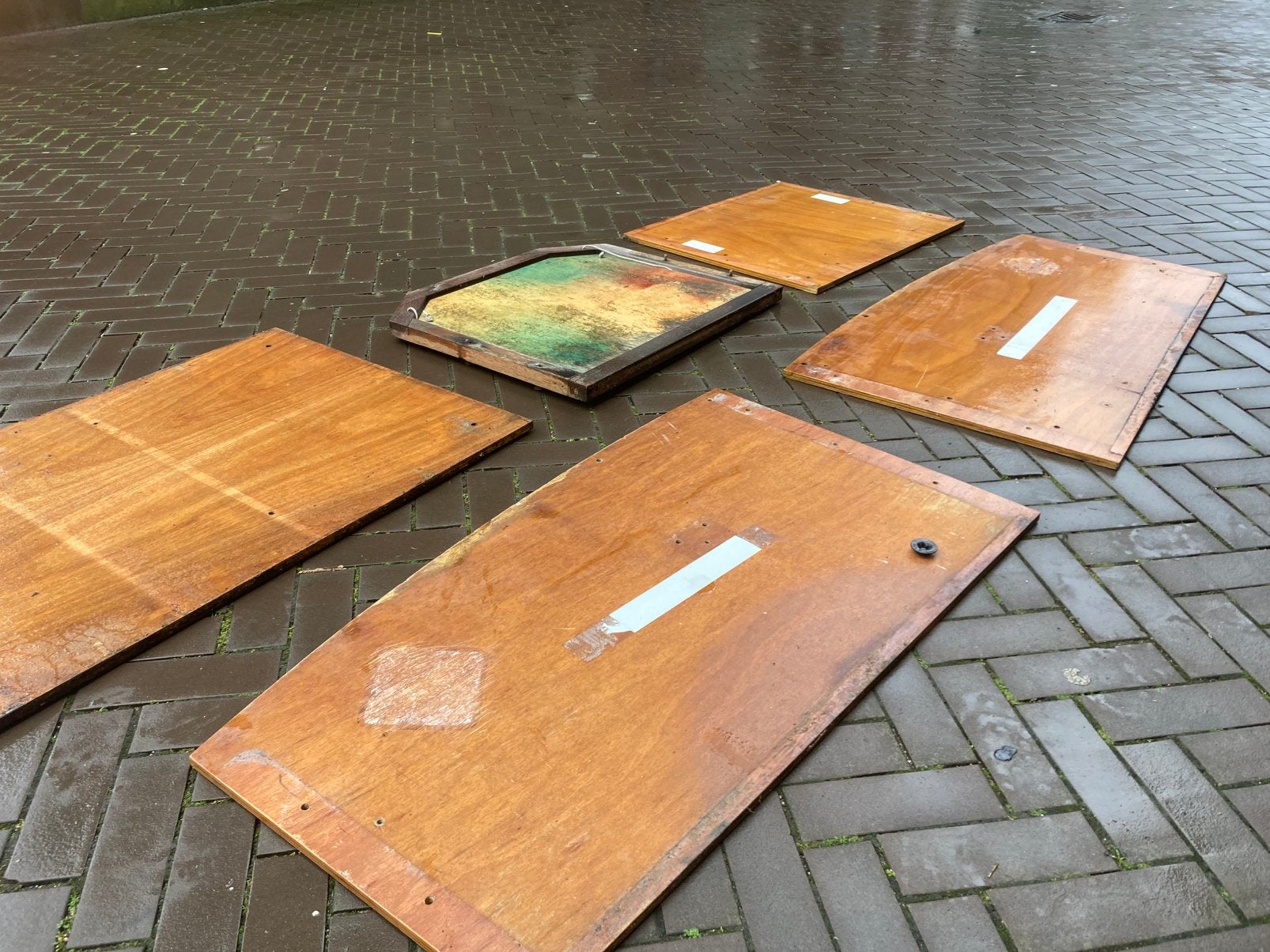 Hout werk cangoo bakfiets, Ophalen of Verzenden, Zo goed als nieuw, Minder dan 180 cm, Planken