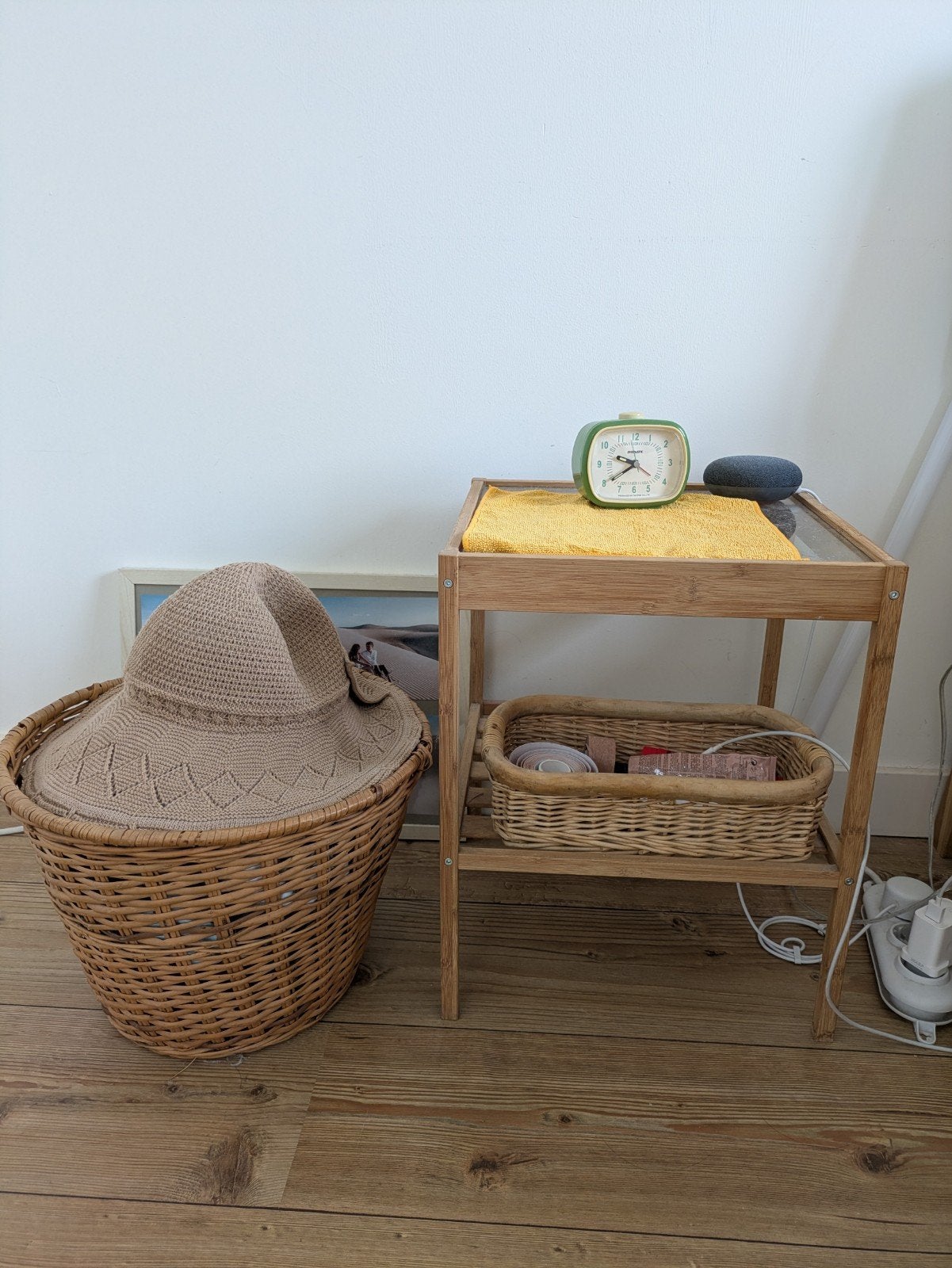 IKEA bedside table & storage items, Ophalen, Rechthoekig, Riet
