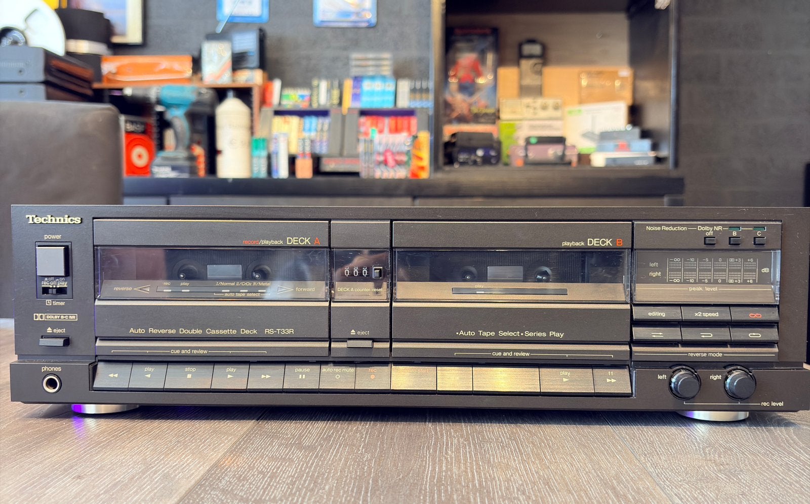 Technics RS-T33R | dubbel cassettedeck | GARANTIE, Overige merken, Info@ricks-audio,com, Ophalen of Verzenden, Technics