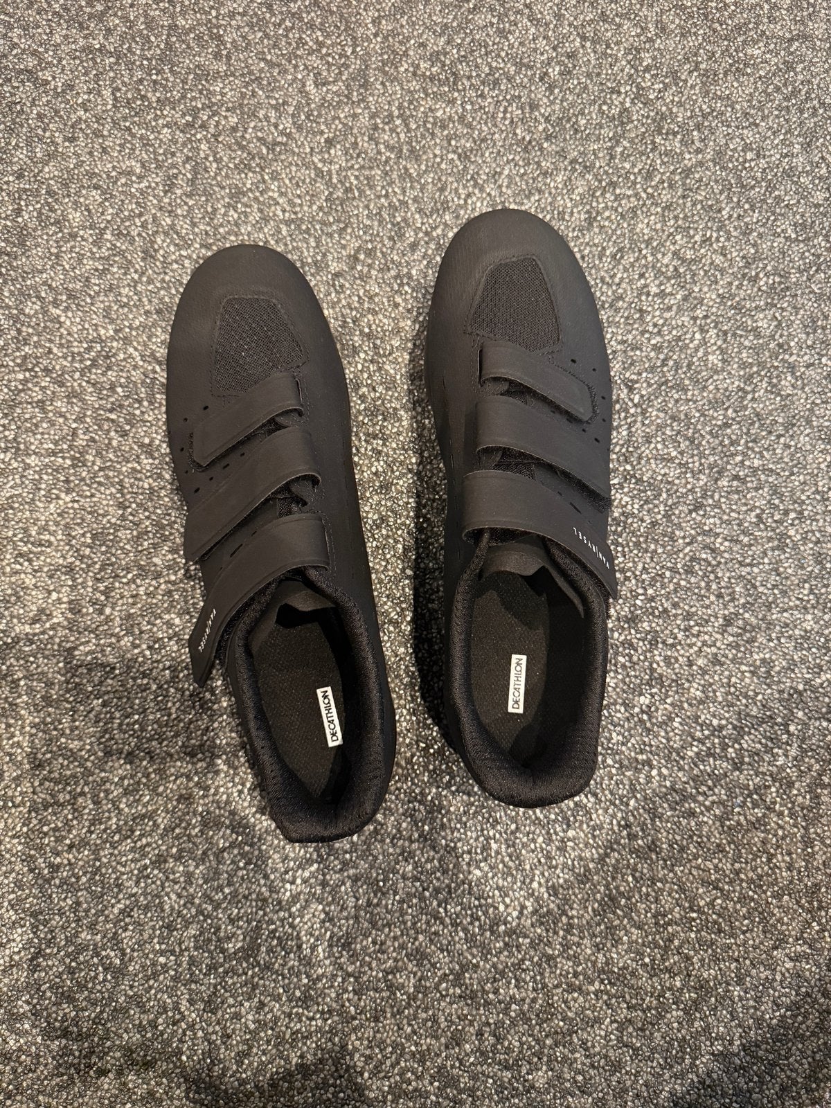 Zwarte Decathlon racefiets schoenen maat 44, Fietsen en Brommers, Fietsaccessoires | Fietskleding, Ophalen, Heren, Schoenen, Nieuw