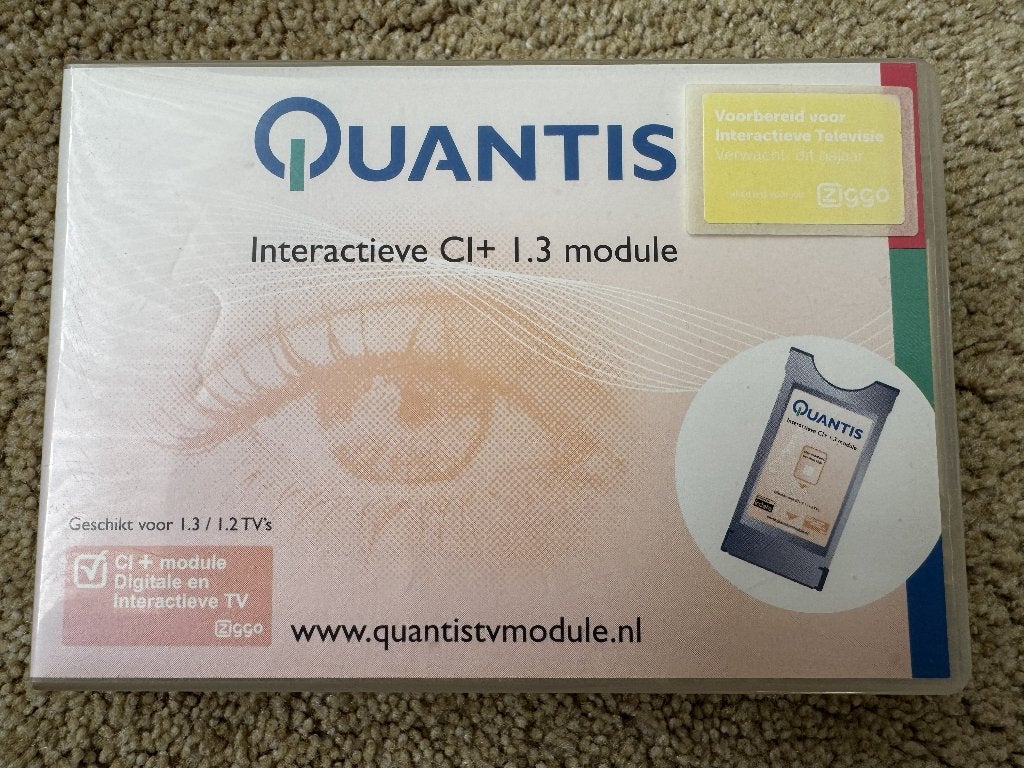 Quantis CI+ 1.3 Module – Interactieve TV voor Ziggo, Overige merken, Gebruikt, Verzenden, 50 Hz