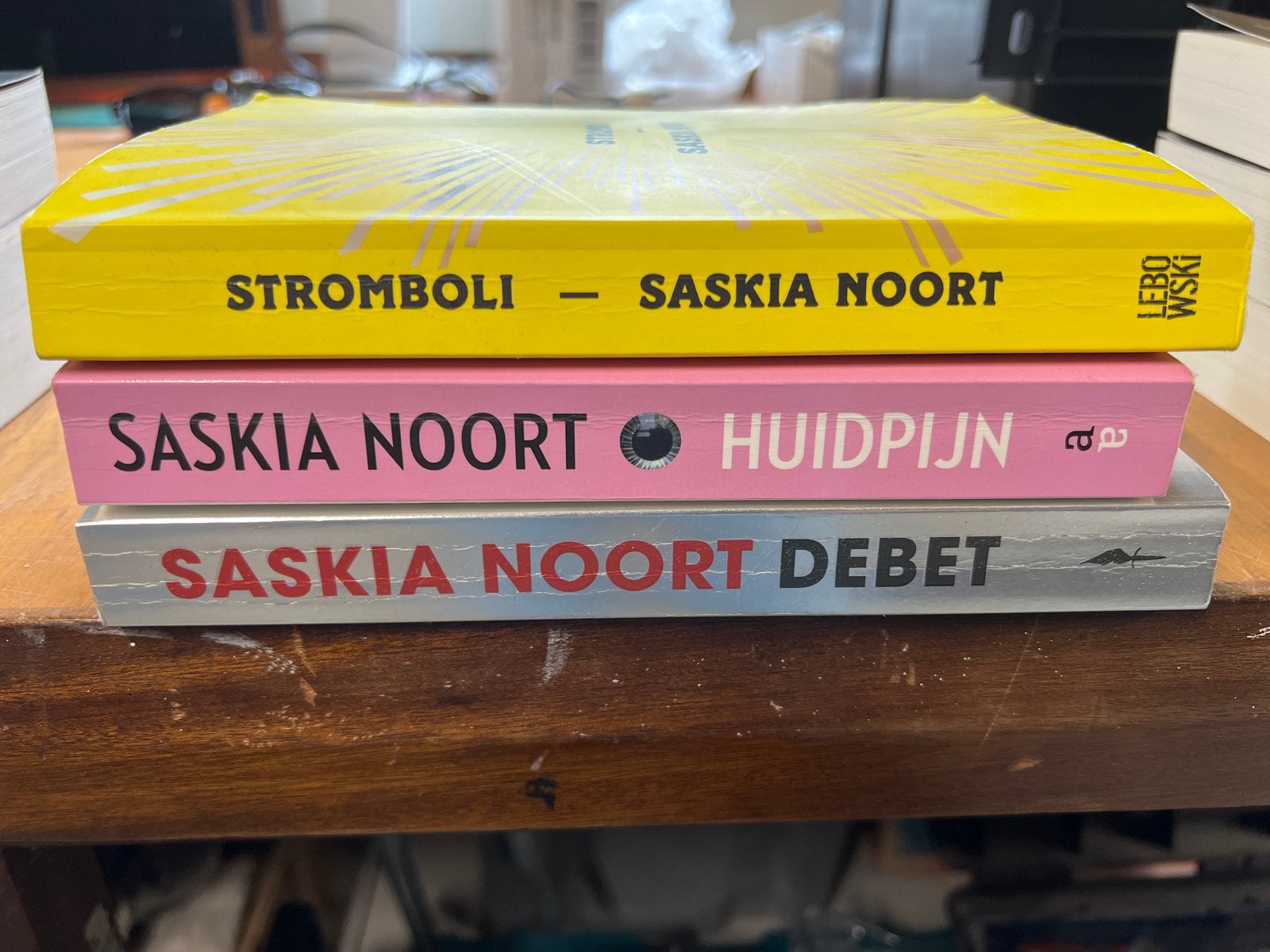Saskia Noort Boekenpakket: Stromboli, Huidpijn, Debet, Ophalen, Gelezen, Nederland