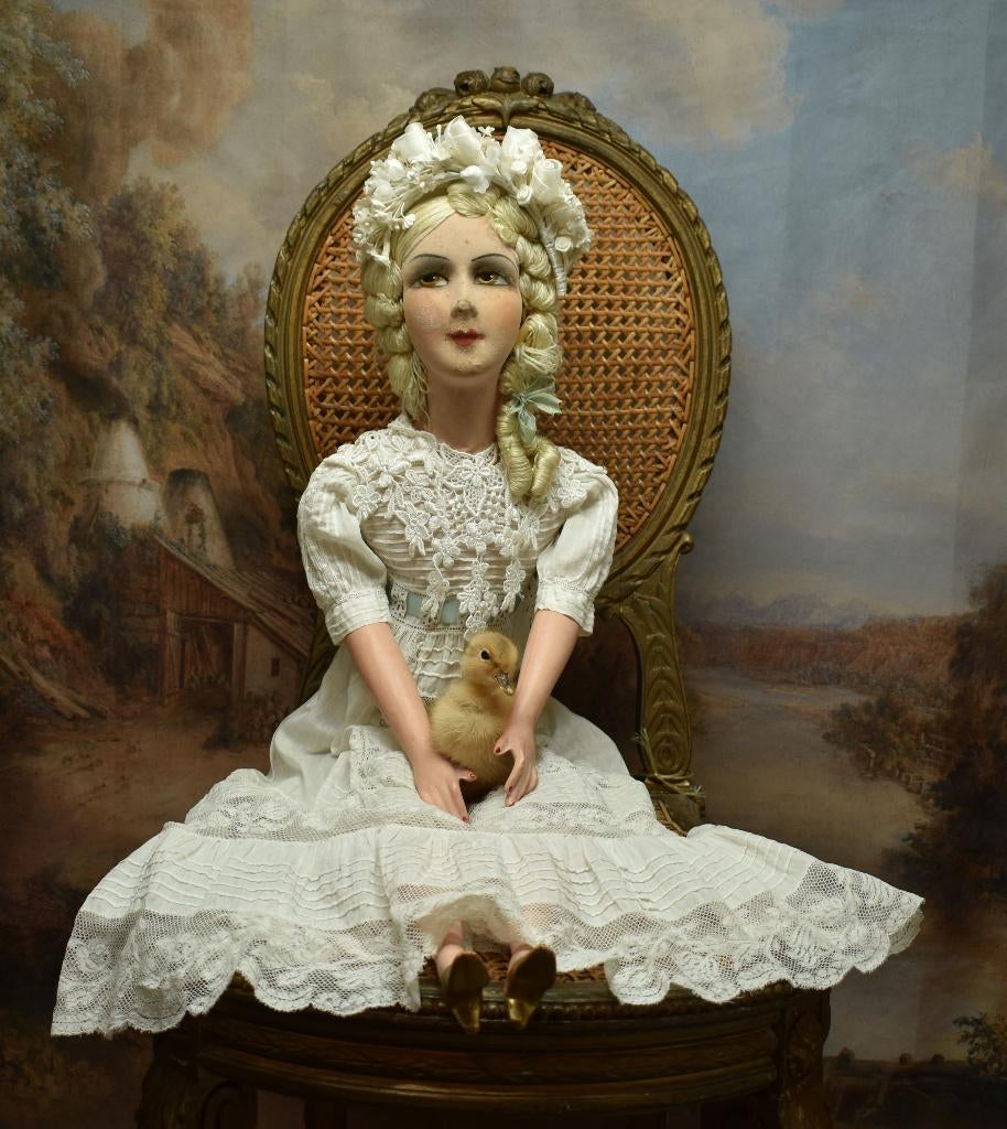 Oude Franse  Sofadoll."Uit Aletta's Tijd", Ophalen of Verzenden