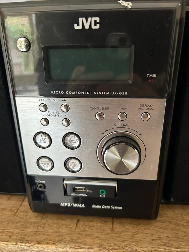 JVC Micro Component System UX-G28, Gebruikt, JVC, Ophalen of Verzenden, Microset