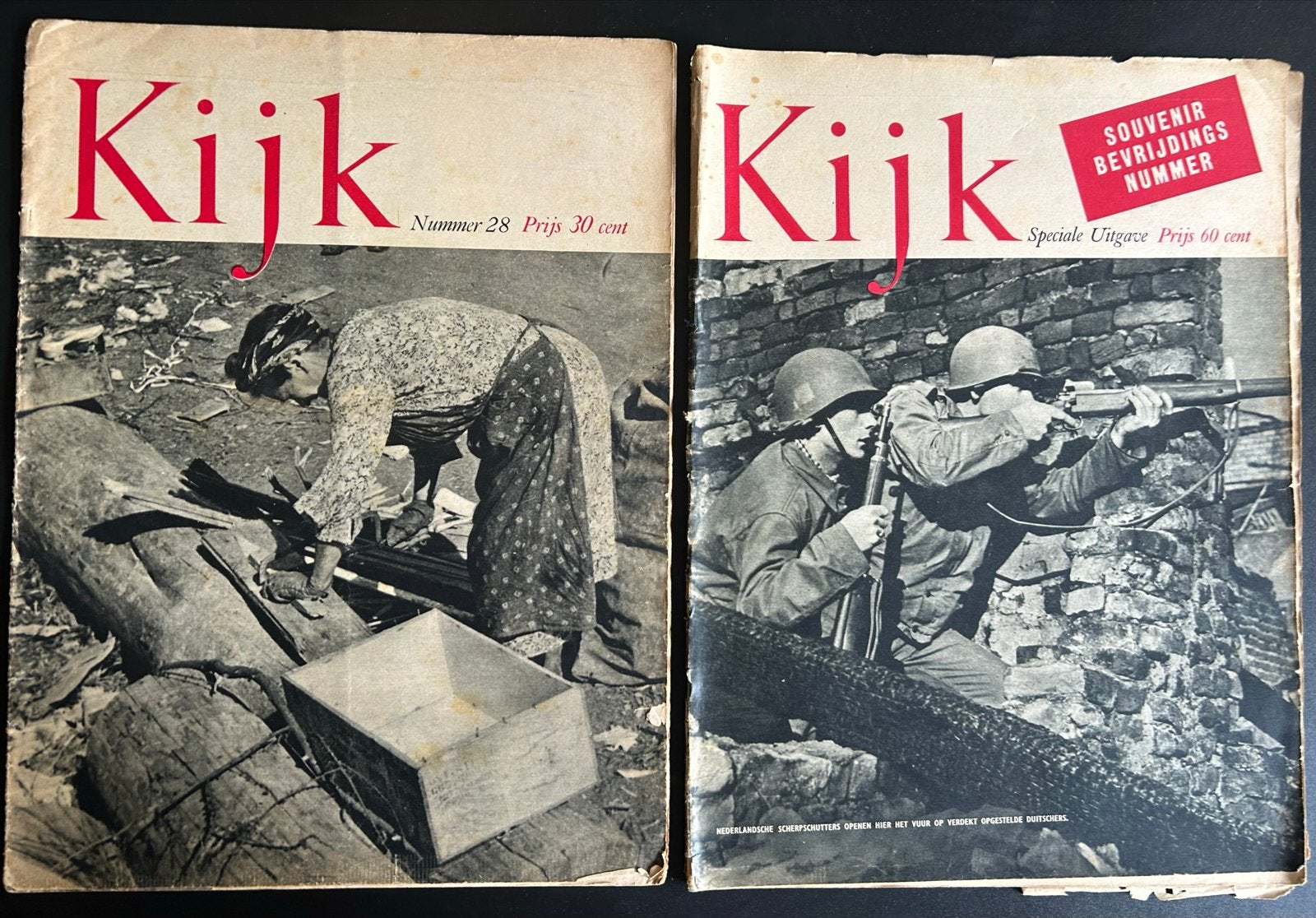 KIJK Tijdschriften uit 1945 - Set van 11 unieke nummers, Boeken, Tijdschriften en Kranten, Ophalen, Gelezen, Overige typen