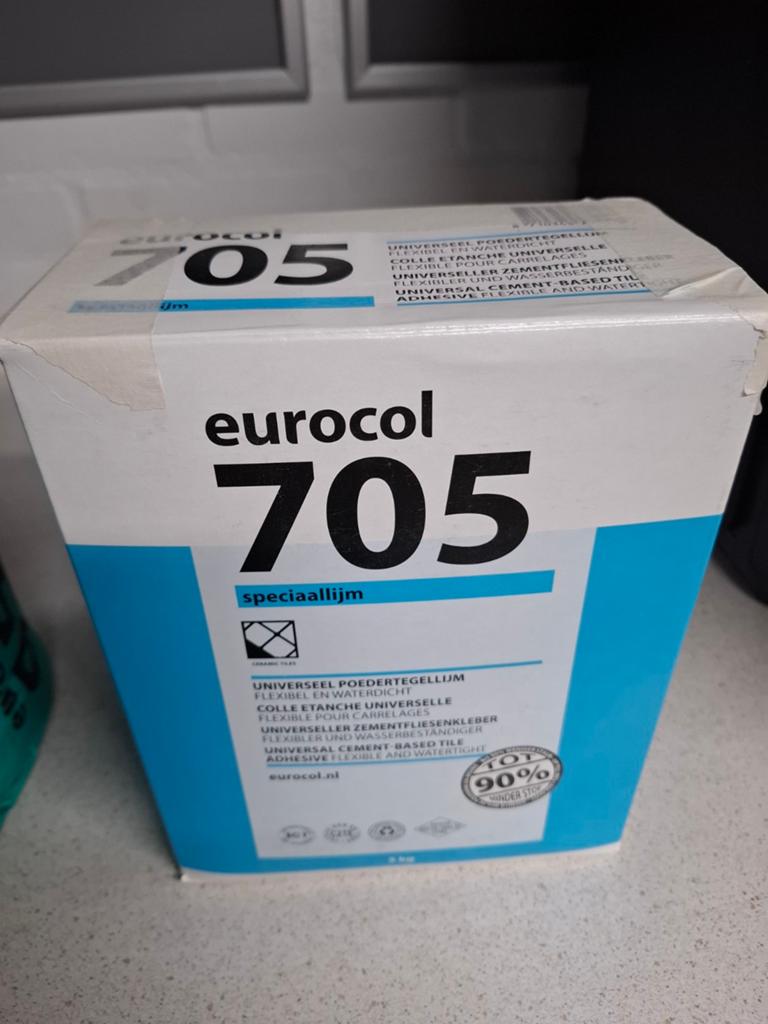 Eurocol 705 Speciaallijm - Universeel Poedertegellijm, Doe-het-zelf en Verbouw, Tegels, Nieuw, Overige typen, Overige materialen