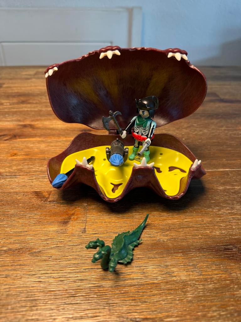 Playmobil Piraten Schatkist met Piraat en Kanon (4802), Ophalen of Verzenden, Gebruikt, Complete set
