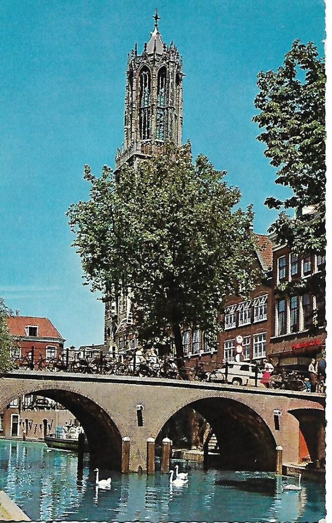 Utrecht- -Oude Gracht met Dom., Verzenden, 1960 tot 1980, Gelopen, Utrecht