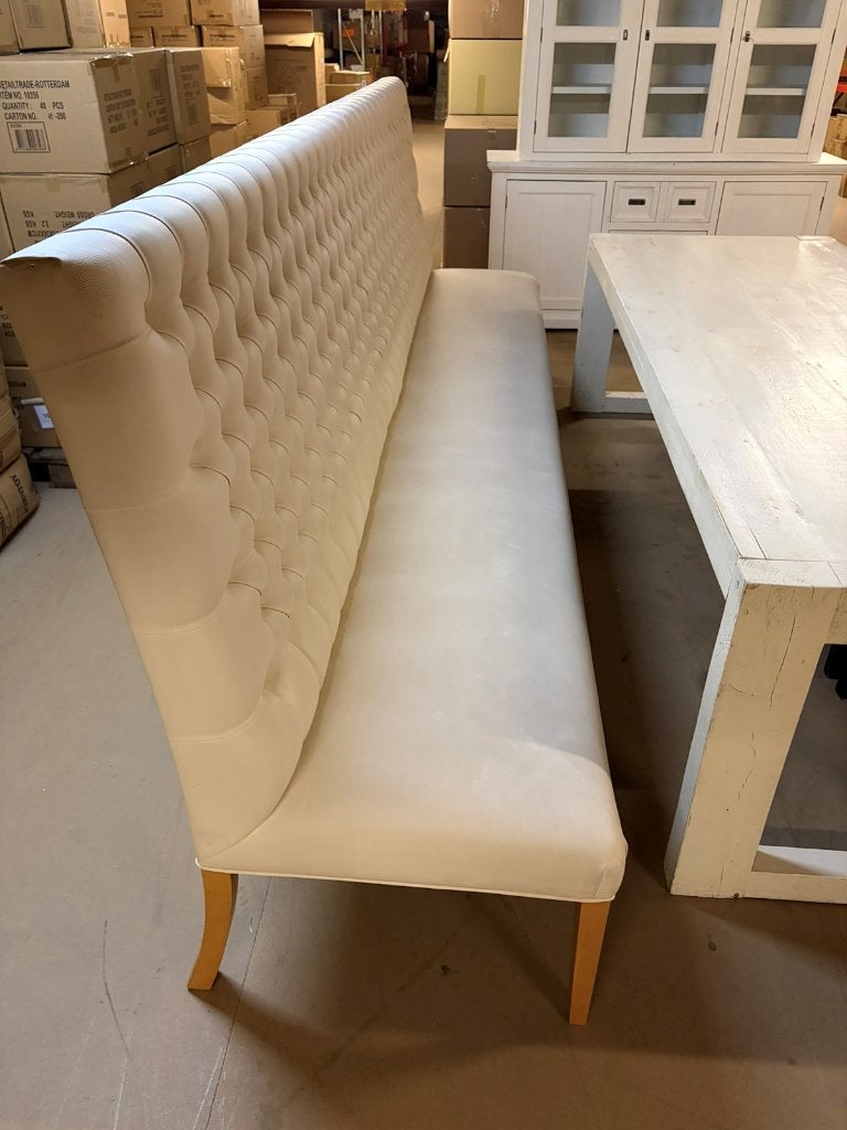 Foto 13 van Complete XL Eetkamerset: Tafel, Bank, Buffetkast & 4 Stoelen