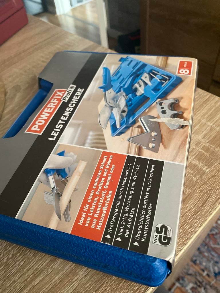 POWERFIX Profi Leistenschaar met verwisselbare opzetstukken, Doe-het-zelf en Verbouw, Ophalen of Verzenden, Zo goed als nieuw