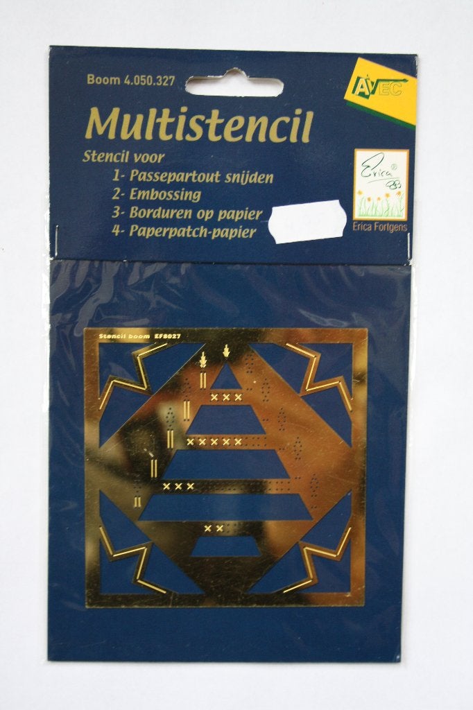 Multistencil Kerstboom, Verzenden, Nieuw, Kerst, Pons of Mal