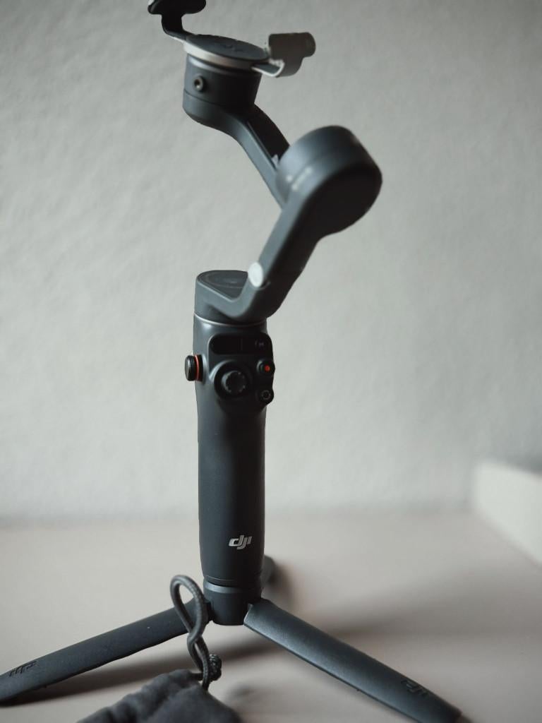 DJI Osmo Mobile 3 Gimbal + Opbergzak | Smartphone Stabilizer, Ophalen of Verzenden, Zo goed als nieuw, Minder dan 150 cm, Driepoot