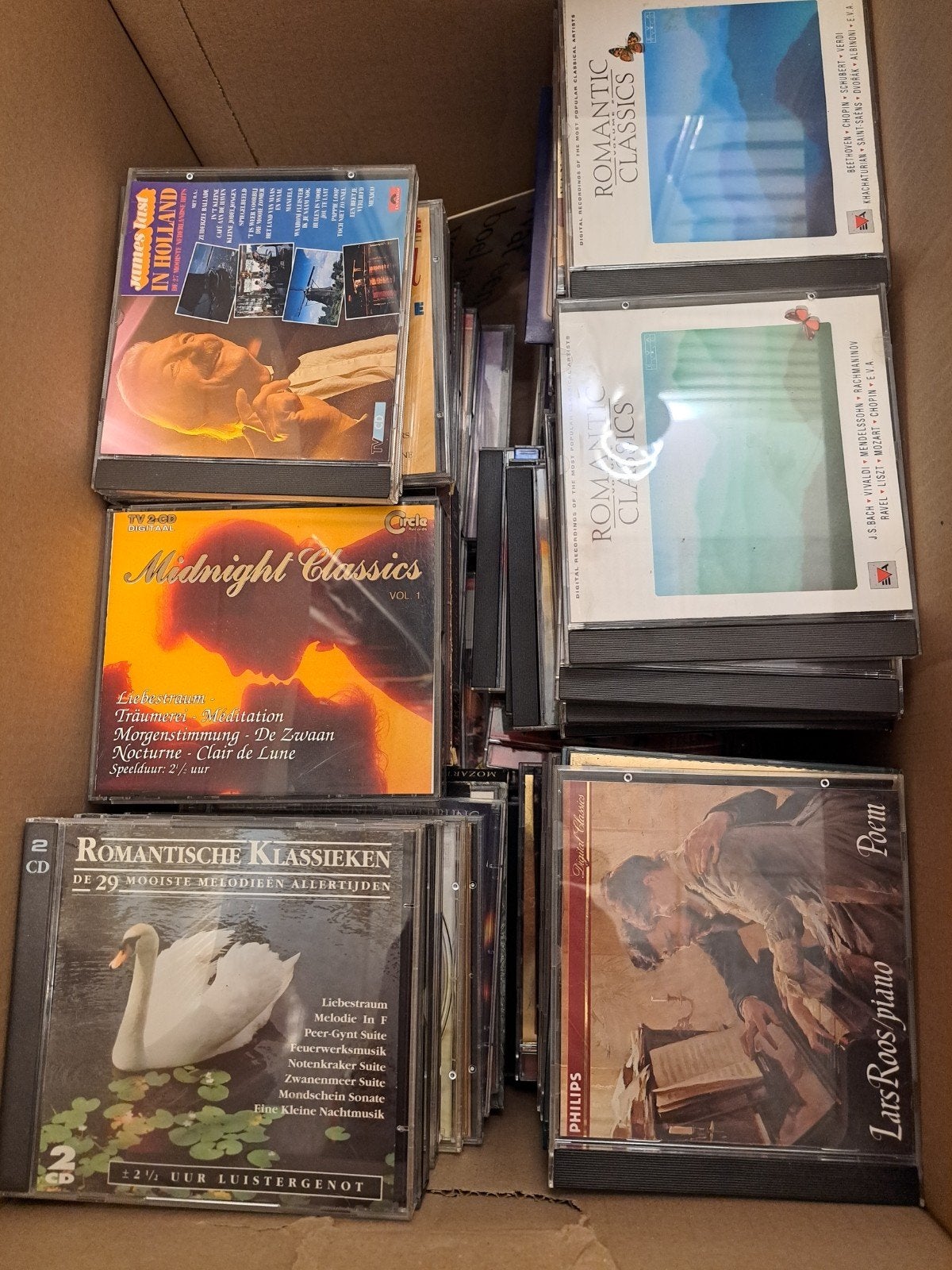 Diverse klassieke CD's: Romantische Klassieken, Cd's en Dvd's, Gebruikt, Overige componisten, Overige typen, Ophalen of Verzenden