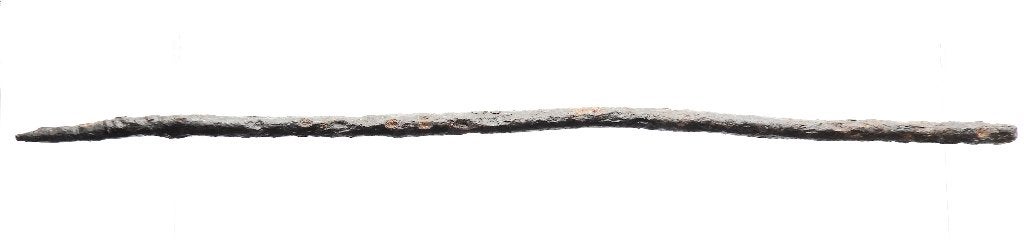 Romeinse Ijzer lange pijlpunten Ø7,20mm en L305    c127, Ophalen of Verzenden