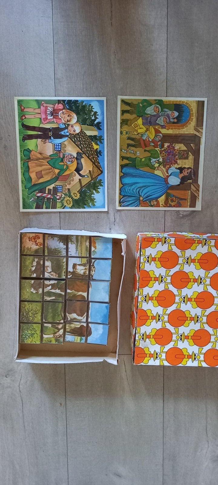 6 oude puzzels, Ophalen of Verzenden, Gebruikt