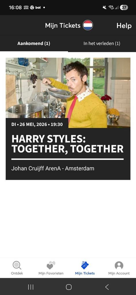 Kaarten Harry Styles - 26 mei, Twee personen, Mei