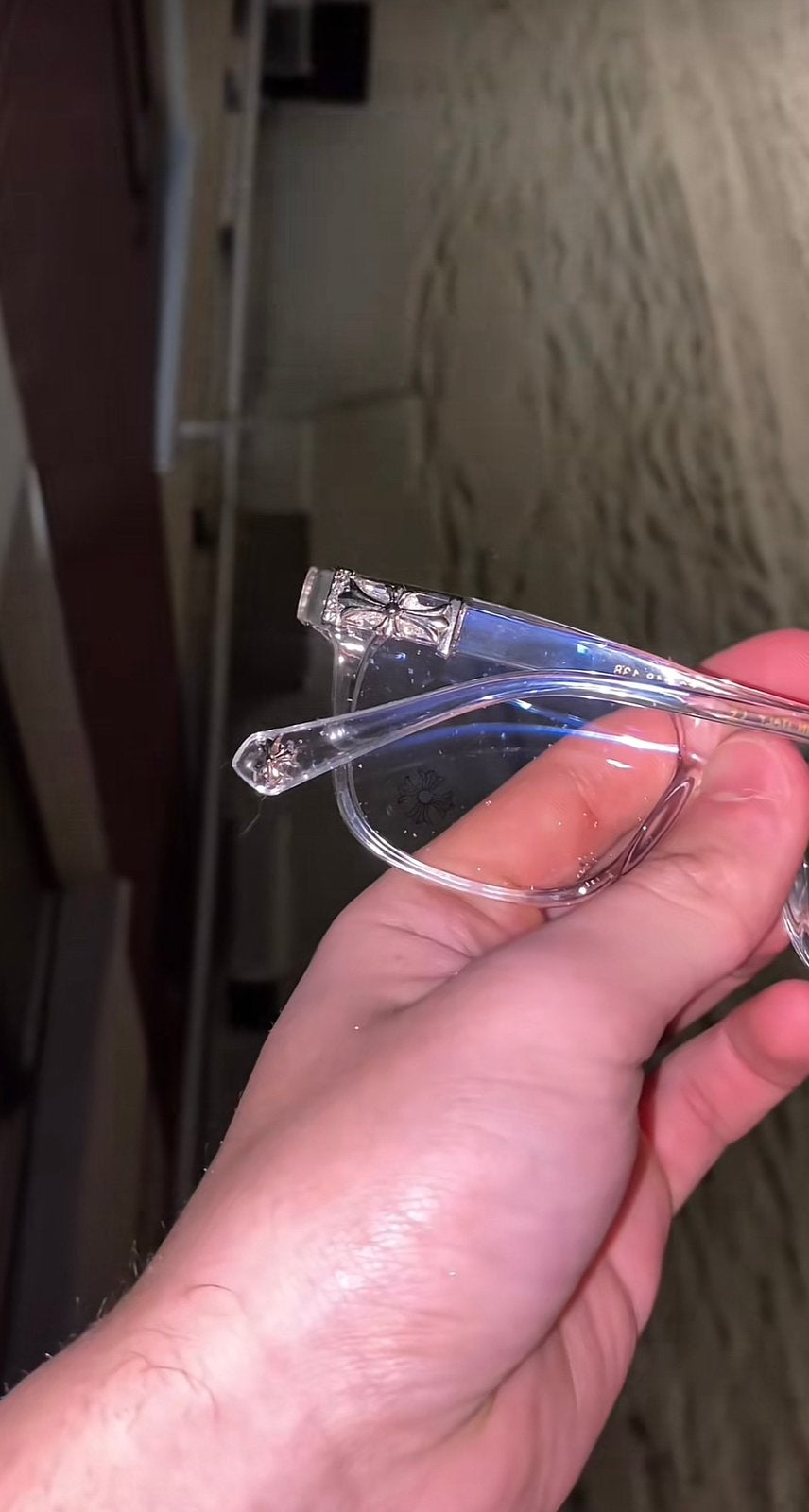 Chrome hearts blue light glasses, Sieraden, Tassen en Uiterlijk, Zonnebrillen en Brillen | Heren, Overige merken, Overige kleuren